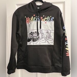 Heartstopper Black Graphic Hoodie